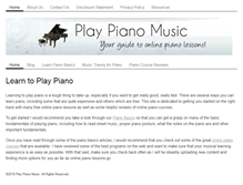 Tablet Screenshot of playpianomusic.com